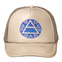 Blue Plato's Air Symbol Hat