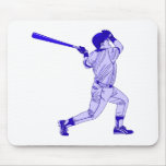 Blue Player Swinging Use Pads