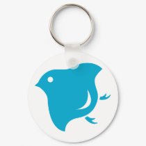 blau Plover keychain by rakelruu blau Plover keychain