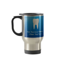 Blue Plunge Dental or Dentist Office Travel Mug
