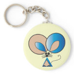 Blue Pocket Mouse Keychain