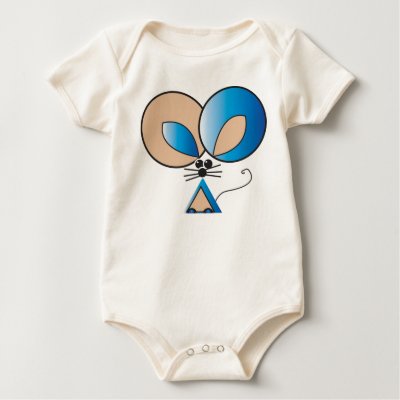 Blue Pocket Mouse Tshirt by RLMdesignes