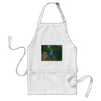 Blue Poison Arrow Frog Portrait aprons
