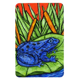 Blue Poison Vibrant Frog
