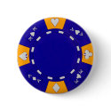 Blue Poker Chip buttons by Webitect Blue Poker Chip buttons
