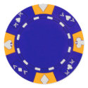 Blue Poker Chip sticker