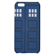 Blue Police Call Box Case For iPhone 5C
