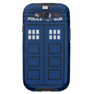 Blue Police Call Box Galaxy S3 Cover