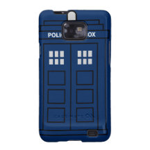 Blue Police Call Box Galaxy SII Case