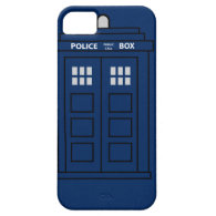 Blue Police Call Box iPhone 5 Case