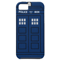 Blue Police Call Box iPhone 5 Cover