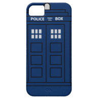 Blue Police Call Box iPhone 5 Covers
