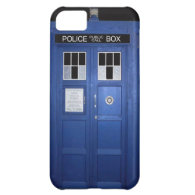 Blue Police Call Box (photo) Case For iPhone 5C