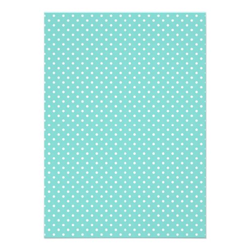 Blue Polka Dot Invitations