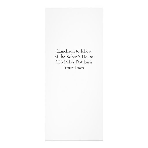 Blue Polka Dot Religious Photo Card Custom Announcement