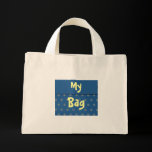 Blue Polka Dot Tote Bag bags