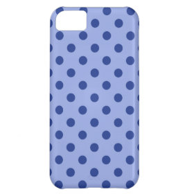 Blue Polka Dots iPhone 5C Case