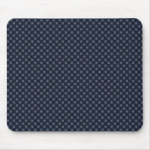 Blue polka dotted mousepad