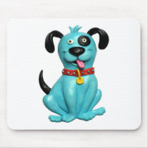 Blue Pooch mousepads