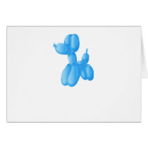Blue Poodle Cards