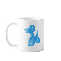 Blue Poodle Coffee Mugs
