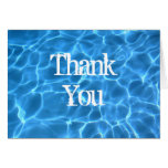 Blue Pool Thank You Card