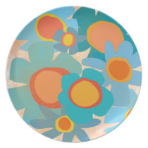 Blue pop Plate plates
