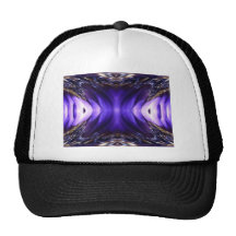 Blue Poppy Fish Abstract Trucker Hat