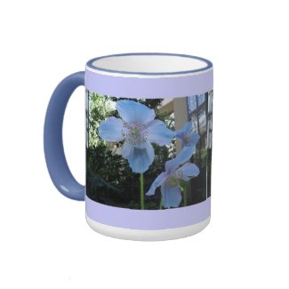 Blue Poppy Mug mug