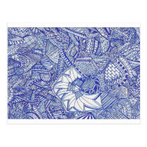Blue Postcard postcards