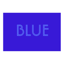 Blue posters