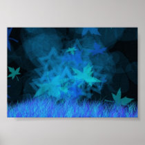 blue poster