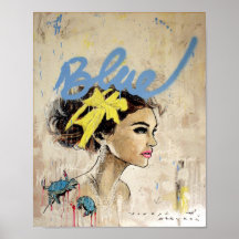 blue poster