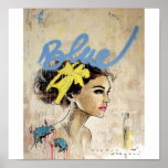blue poster