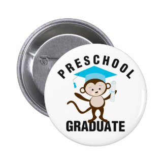 Blue Preschool Graduate Pins