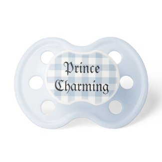 Blue Prince Charming Baby Pacifier