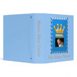 Blue Prince Crown Baby Boy Photo Album binders