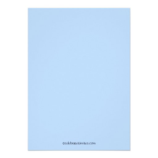 Blue Prince Crown Birthday Party Invitation