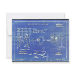 Blue Print Of Victory Invitation