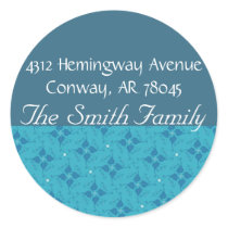 Blue print stickers