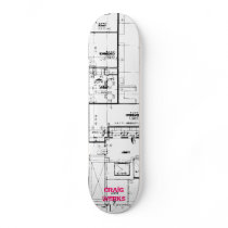 BLUE PRINT SKATEBOARD