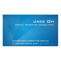 Blue Professional, Clean and Modern Design Business Card