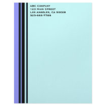 blue professional letterhead