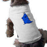 Blue Pudgy Dragon Dog Tee Shirt