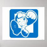 Blue Punch Poster