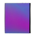 Blue Purple Abstract iPad Case Cover