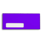 Blue Purple Blank #10 Envelope Template Window