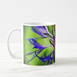Blue Purple Flower zazzle_mug