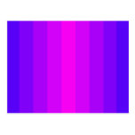 Blue Purple Happy Design Fun Pretty Spectrum Bold Post Card