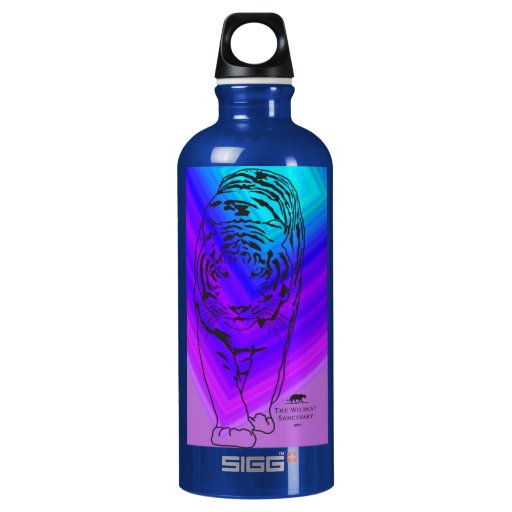 Blue/Purple Lilly Water Bottle Zazzle